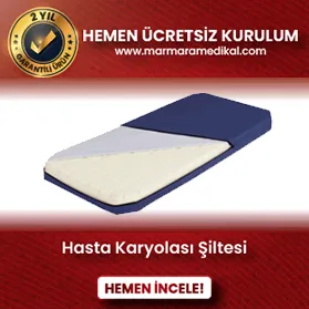 MARMARA CNC ÖZEL KESİM HASTA KARYOLASI ŞİLTESİ 5 CM
